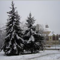 The first snow in the city, Дунауйварош