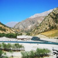 Tajikistan, Sardai miena river, Советский
