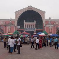Market in Khujand, Худжанд