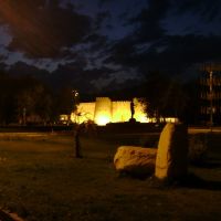 History museum at night - Музей истории ночью, Худжанд