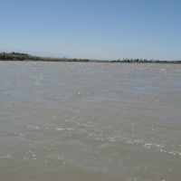 Zerafshon river. Tajikistan., Пенджикент