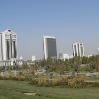 New Banks and Official Buildings in Ashgabat, Ашхабад