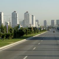 Ashgabat, Turkmenistan Holds the Guiness World Record for Highest Density of White Marble Buildings, Ашхабад