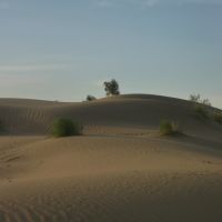 Desert in dusk, Геок-Тепе