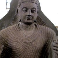 The World-Famous  Idol of Lord Budhha in Mathura Museum, Mathura, UP, India, Дарваза