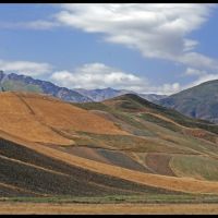 منظره و کوههای زیبای روستای  چرم نو کلات نادر, Душак