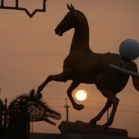 Horse over the sunset (Balkanabat hippodrome), Джебел