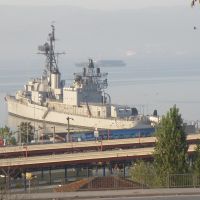 railroad line & museum warship   kyg*, Измит