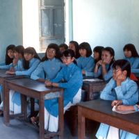 Classroom scene from 1993, Дананг