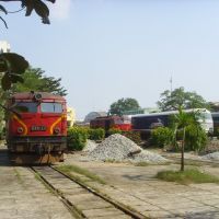 Da Nang, locomotive depot, Nov. 2007, Дананг