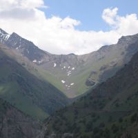 Abshir Pass, view from Kapchagay (S), Алтынкуль