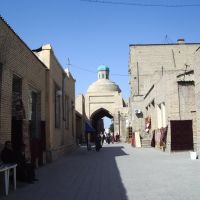Bukhara vers marché aux tapis   -  Uzbekistan, Бухара