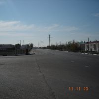 Поворот на автобазу СУ-9, Каган