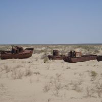 Abandoned fishing boats, Муйнак