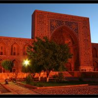 Panorama in the heart of Registan early morning - Samarkand - Uzbekistan, Самарканд