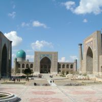 Plaza del Registan Samarcanda, Uzbekistan, Самарканд