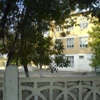 Школа №14 имени Титова. На втором этаже был класс географии, Алмалык