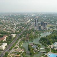 South view from Tashkent tv tower, Келес
