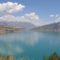 Charvak reservoir, Uzbekistan - водохранилище Чарвак, Узбекистан, Пскент
