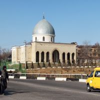 Мечеть и мост через канал., Чирчик