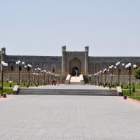 Palace of Khudayar Khan, one of the largest and most opulent palaces in Central Asia. Kokand City Park, Uzbekistan, Коканд