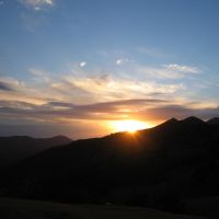 Pum, Aktash Pass, sunset, Кувасай