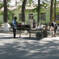 Fergana, street, road breakdown, Язъяван