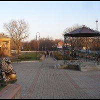 беседка в обновленном парке, Артемовск