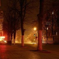 улица Горбатова ночью, Артемовск