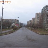 Вид на ул. Энгельса со стороны школы №6., Дружковка