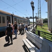Прибытие поезда, Жданов