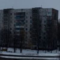 Panorama on bridge, Карло-Либкнехтовск