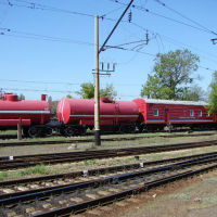 пожарный поезд, Красный Лиман