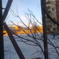 Прояснение после снегопада Ул. Строителей, Снежное