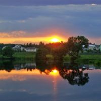 Отражение заката / Reflection of sunset *HDR*, Барановка