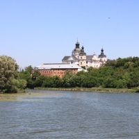 Berdychiv. The monastery and the Gnylopyat river., Бердичев