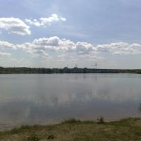 Вид на Хмельницкую АЭС, Броницкая Гута