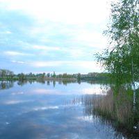 The lake in Volodarsk-Volynsky, Володарск-Волынский