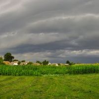Панорама (надвигается буря) с 6-ти фото, Ружин