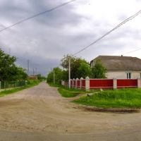Панорама на ул. Сквирська  с 7-ми фото, Ружин