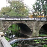 Каменный мост через канал у имперских (австро-венгерских) времён казино., Берегово