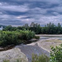 Річка Шопурка. До кордону 100 м / River Shopurka. By 100 meters of the Вorder, Великий Бычков