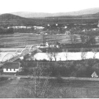 Рабочий мост через Тиссу в 30-е годы XX века, Тячев