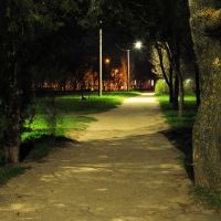 Парк ночью, Акимовка