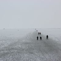 Ukraine, Berdyansk, Frozen sea, Бердянск