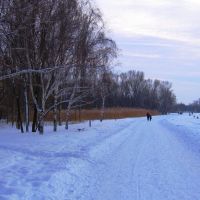 Red river valley...Winter road..., Запорожье