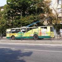 Trolleybus on Lenina Prospekt (Avenue), Запорожье