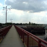 Мост через железнодорожную станцию в г. Пологи, Пологи
