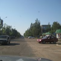 Стоянка воле магазинов, Приморск