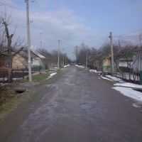 Street in spring, Брошнев-Осада